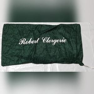 ROBERT CLERGERIE | Green & White Dust Bag